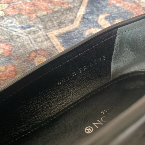 Louis Vuitton Black Chess Flat Leather Loafers - Picture 10 of 13